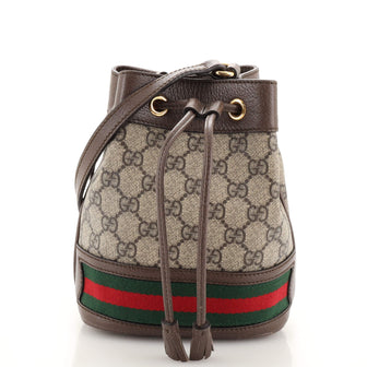 Gucci Ophidia Bucket Bag GG Coated Canvas Mini