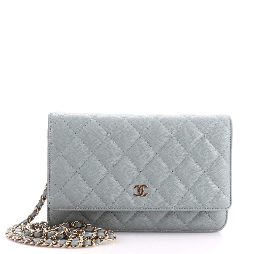 Chanel Wallet on Chain Quilted Caviar Green 1986331