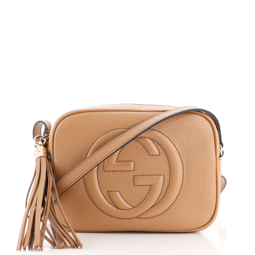 Gucci Soho Disco Crossbody Bag (Outlet) Leather Small Brown 1986563