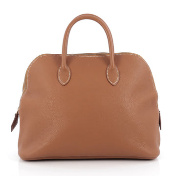 Hermes Bolide Web Handbag Clemence 31 Brown