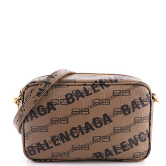 Balenciaga Signature Camera Bag BB Monogram Coated Canvas Small