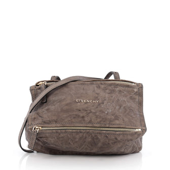 Givenchy Pandora Bag Distressed Leather Mini Brown