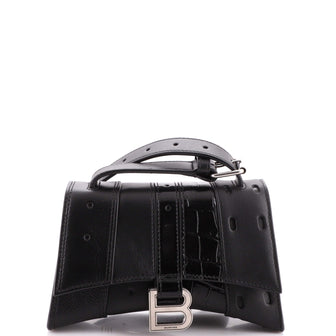Balenciaga Hourglass Multibelt Top Handle Bag Quilted Mixed Leather XS