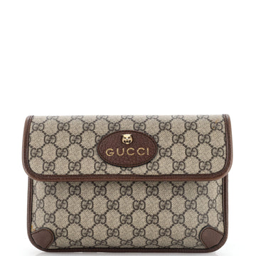 Gucci Neo Vintage Flap Belt Bag GG Coated Canvas