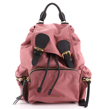 Burberry Rucksack Backpack Nylon with Leather Medium