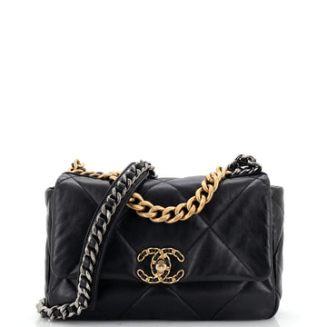 Chanel 19 Flap Bag Quilted Leather Medium
