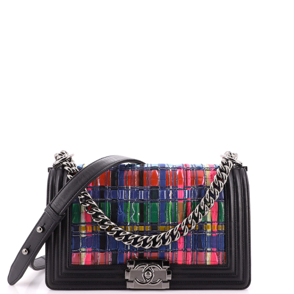Chanel Multicolor PVC and Lambskin Quilted Flap Bag