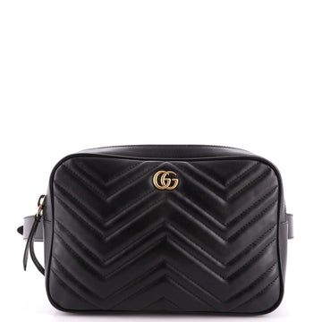 Gucci GG Marmont Square Belt Bag Matelasse Leather