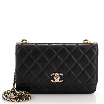 Chanel Trendy CC Wallet on Chain Quilted Lambskin
