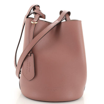 Burberry Lorne Bucket Bag Leather Small