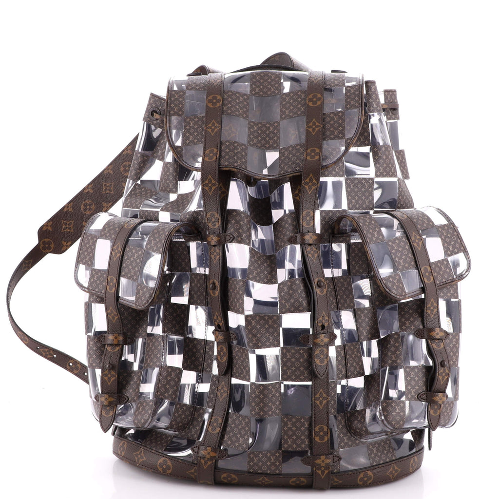 louis vuitton christopher backpack limited edition M20554 This new compact version of the christopher backpack features all of the refined details of the larger model LOUIS VUITTON Christopher PM Black