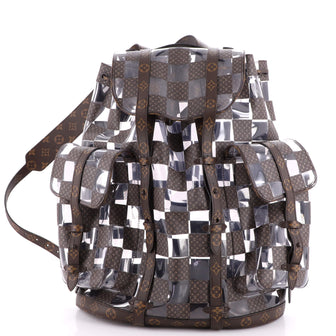 Louis Vuitton Christopher Backpack Brown/Clear in Coated Canvas/PVC - US