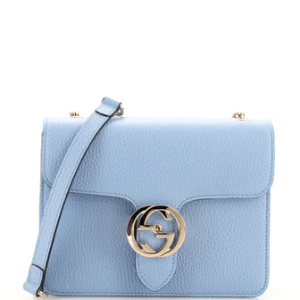 Gucci Interlocking Shoulder Bag (Outlet) Leather Small