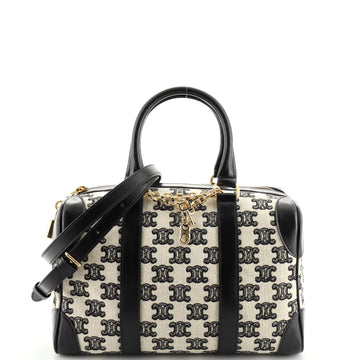 Celine Boston Bag	 Triomphe Canvas Small