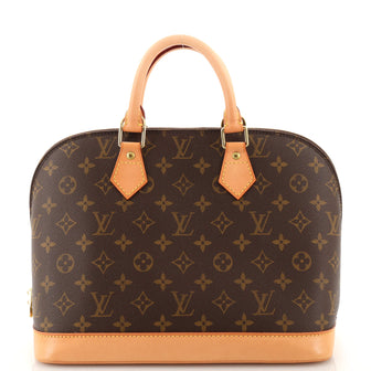 Louis Vuitton Alma Handbag Monogram Canvas PM