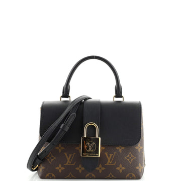 Louis Vuitton Locky Handbag Monogram Canvas with Leather BB