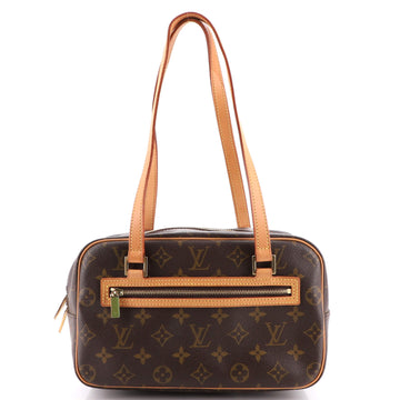 Louis Vuitton Cite Handbag Monogram Canvas MM