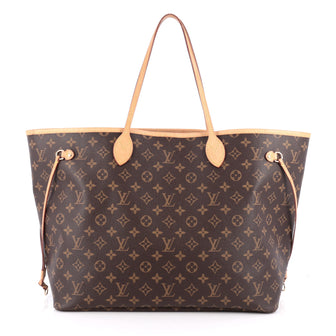 Louis Vuitton Neverfull NM Tote Monogram Canvas GM Brown 1989501