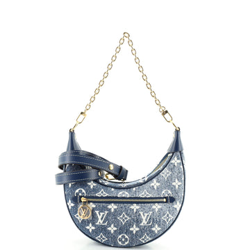 Louis Vuitton Loop Handbag Monogram Jacquard Denim