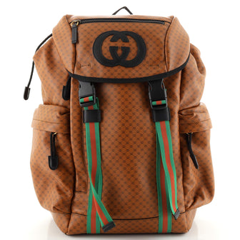 Gucci Dapper Dan Backpack GG Print Leather