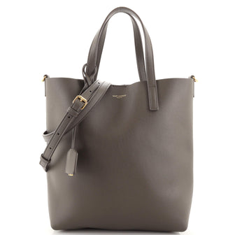 Saint Laurent Shopper Tote Leather Toy