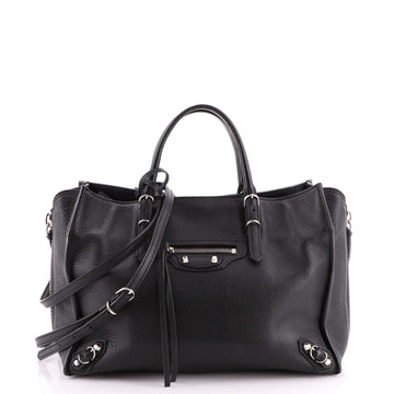 Balenciaga Papier A4 Zip Around Classic Studs Bag Leather Mini