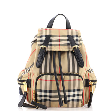 Burberry Rucksack Backpack Vintage Check Nylon Mini
