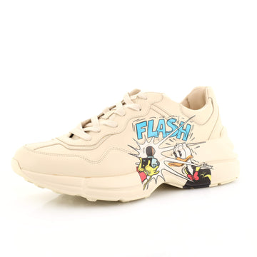 Gucci Disney Rhyton Sneakers Printed Leather