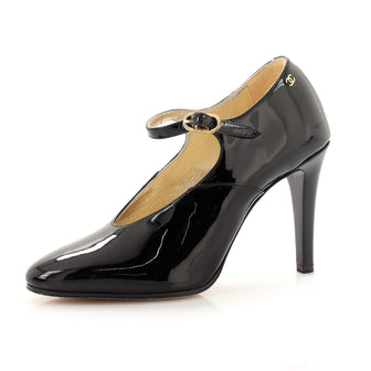 Chanel Women's CC Mary Jane Pumps Patent