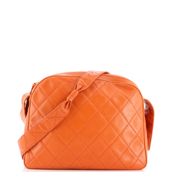 Chanel Vintage Camera Bag Quilted Caviar Medium