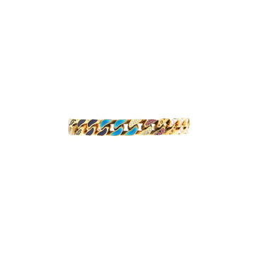 Louis Vuitton LV Chain Links Patches Bracelet Metal with Enamel and Crystals
