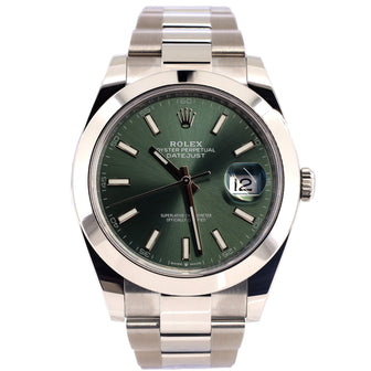Rolex Oyster Perpetual Datejust Automatic Watch Stainless Steel 41