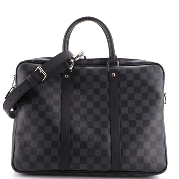 Louis Vuitton Porte-Documents Voyage Briefcase Damier Graphite PM