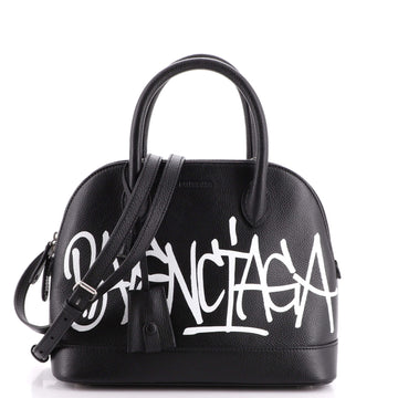 Balenciaga Graffiti Ville Bag Leather Small