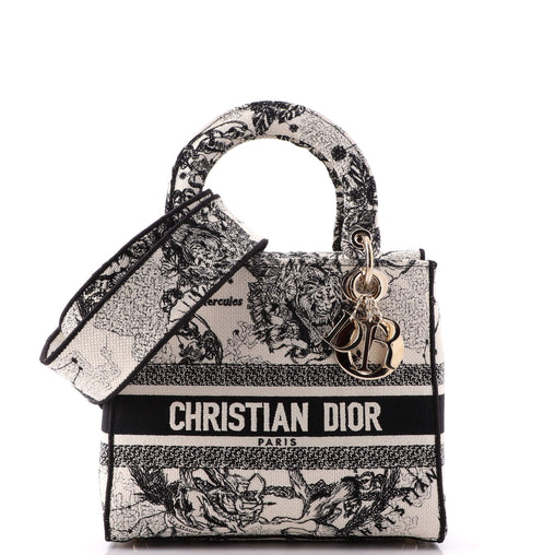 Christian Dior バック CHRISTIAN DIOR Lady D-Lite Florilegio Embroidery 2Way Hand Bag