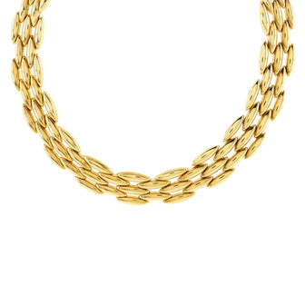 Cartier Vintage Gentiane 5 Row Link Necklace 18K Yellow Gold