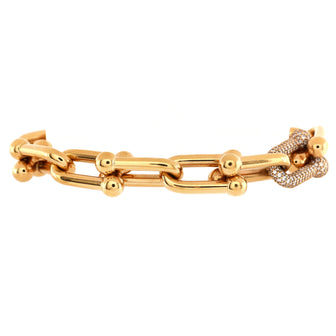 Tiffany & Co. HardWear Link Bracelet 18K Yellow Gold with Diamonds Large