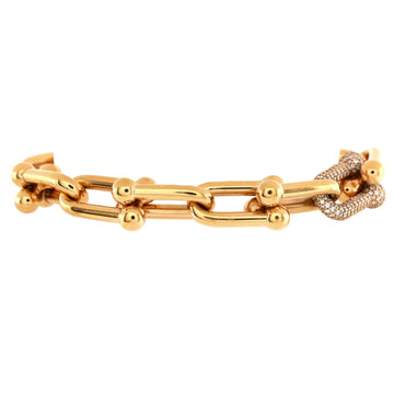 Tiffany & Co. HardWear Link Bracelet 18K Yellow Gold with Diamonds Large