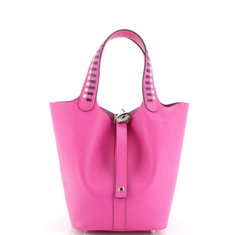 Hermes Picotin Lock Bag Tressage Epsom PM