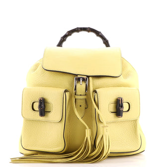 Gucci Bamboo Tassel Backpack Leather Medium