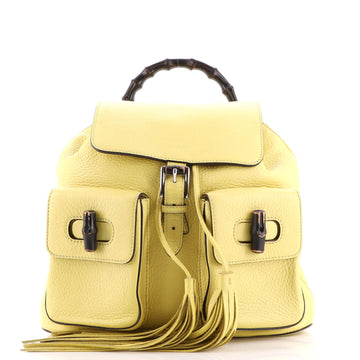 Gucci Bamboo Tassel Backpack Leather Medium