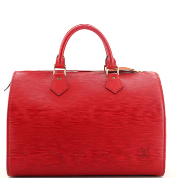 Louis Vuitton Speedy Handbag Epi Leather 30