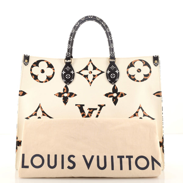 Louis Vuitton OnTheGo Tote Limited Edition Jungle Monogram Giant GM  Multicolor 217940368