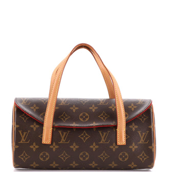 Louis Vuitton Sonatine Handbag Monogram Canvas