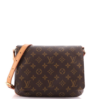Louis Vuitton Musette Tango Handbag Monogram Canvas