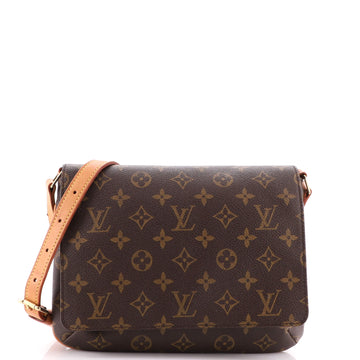 Louis Vuitton Musette Tango Handbag Monogram Canvas