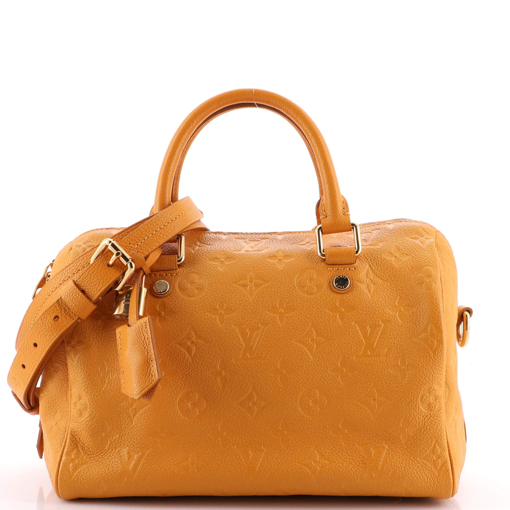 Louis Vuitton Monogram Empreinte Speedy Bandoulière 25 - Orange Handle  Bags, Handbags - LOU751463
