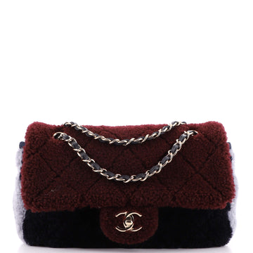 Chanel CC Flap Bag Quilted Shearling Medium