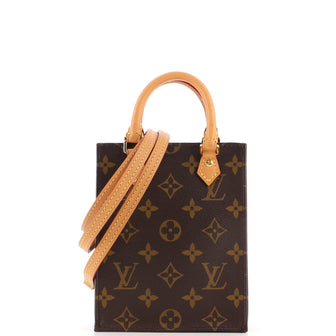 Louis Vuitton Petit Sac Plat Bag Monogram Canvas