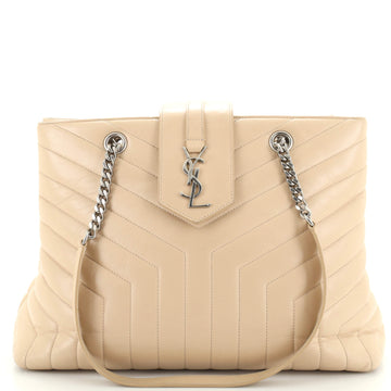 Saint Laurent LouLou Tote Matelasse Chevron Leather Large